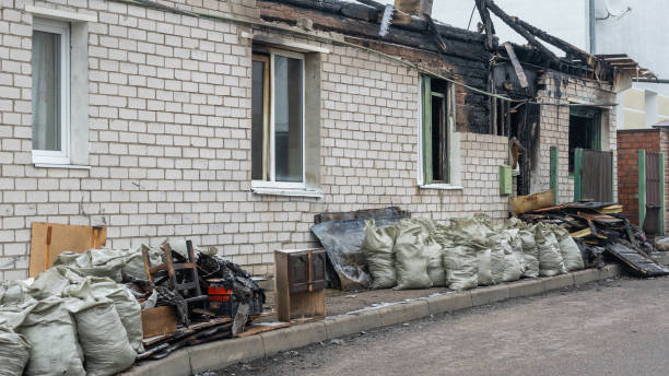 Professional Emergency Fire Cleanup technician working in Haverford, PA